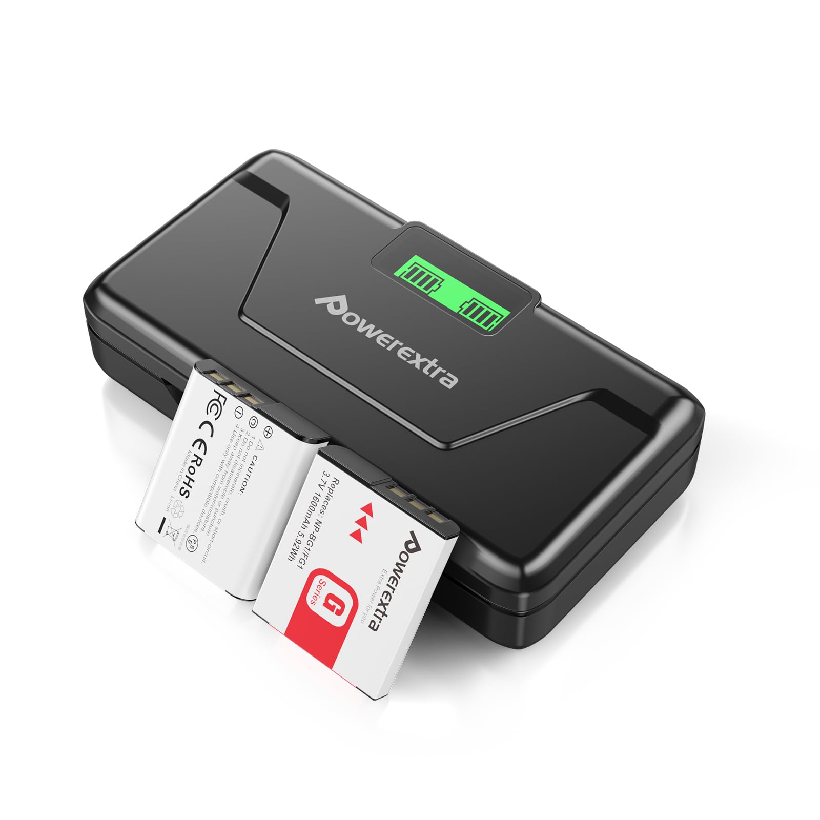 Amazon | NP-BG1 互換バッテリー 2個 + PD充電器容量アップ1600mAh